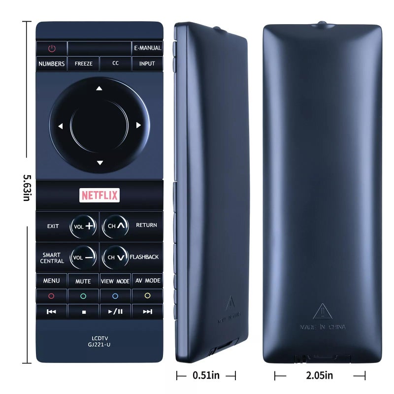 ECONTROLLY GJ221-U Replaced Remote Control fits for Sharp 4K TV LC-43UB30U LC43UB30U LC-50UB30U LC50UB30U LC-55UB30U LC55UB30U LC-65UB30U LC65UB30U LCD TV - Image 5